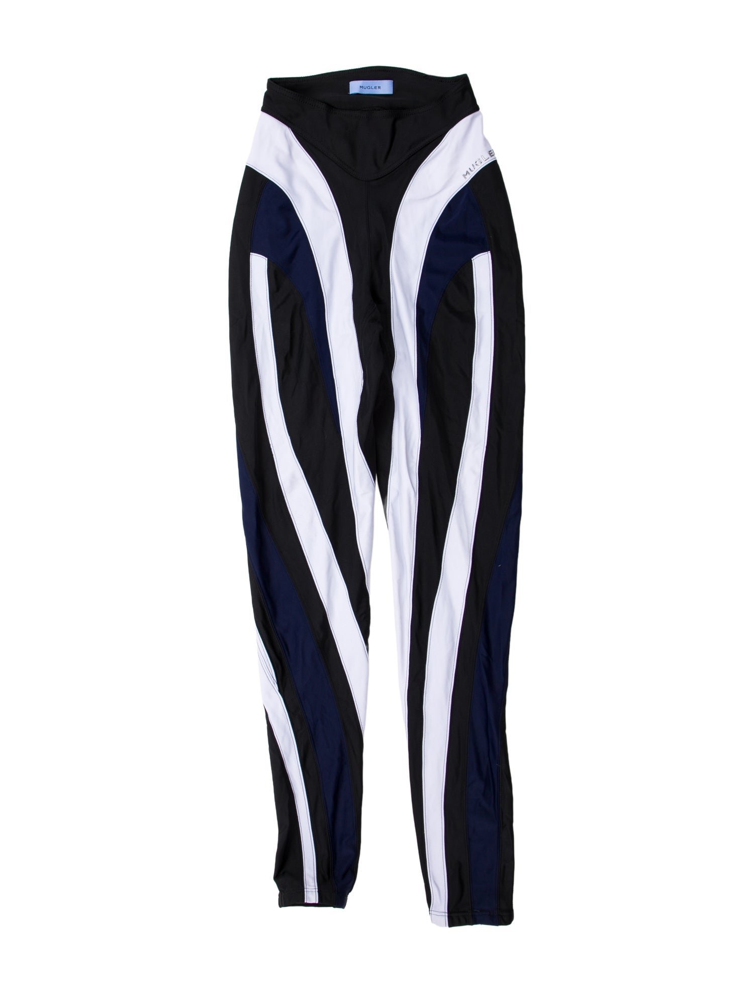 Mugler Striped Skinny Leg Pants