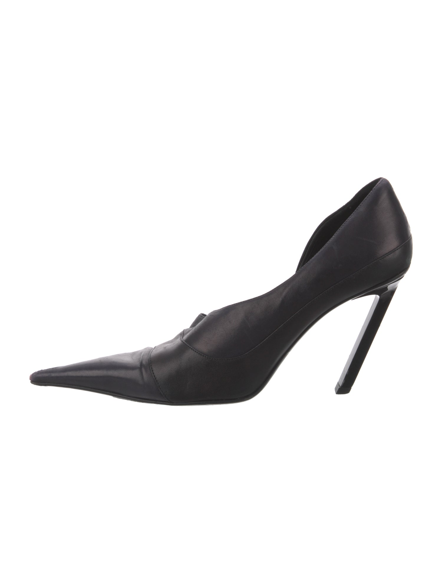 Mugler Patent Leather D'Orsay Pumps