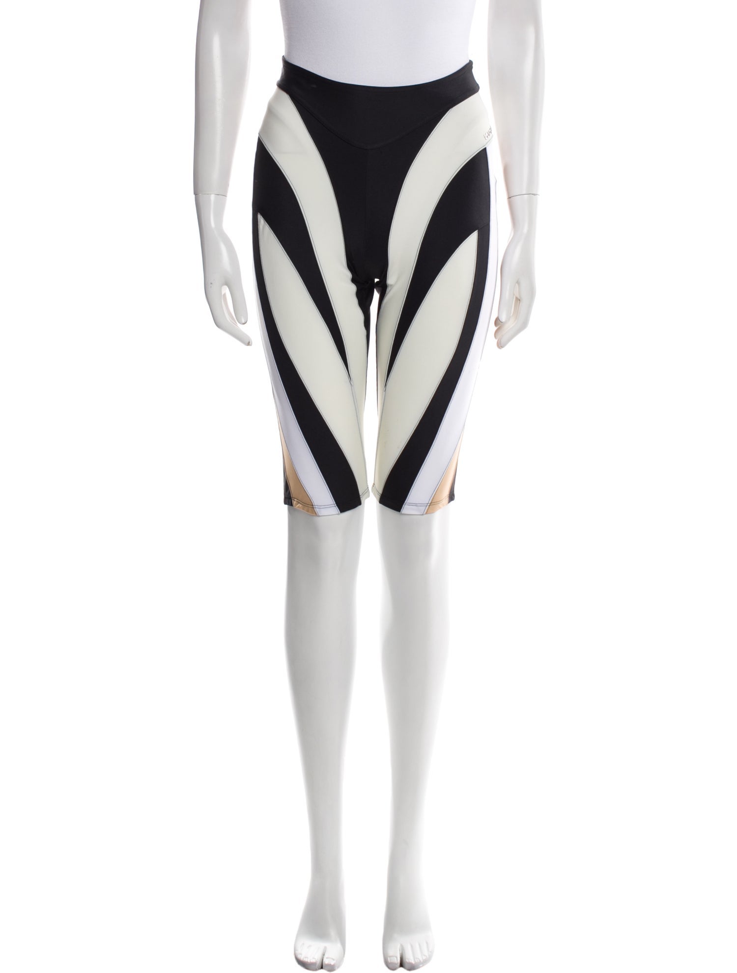 Mugler Striped Straight Leg Pants