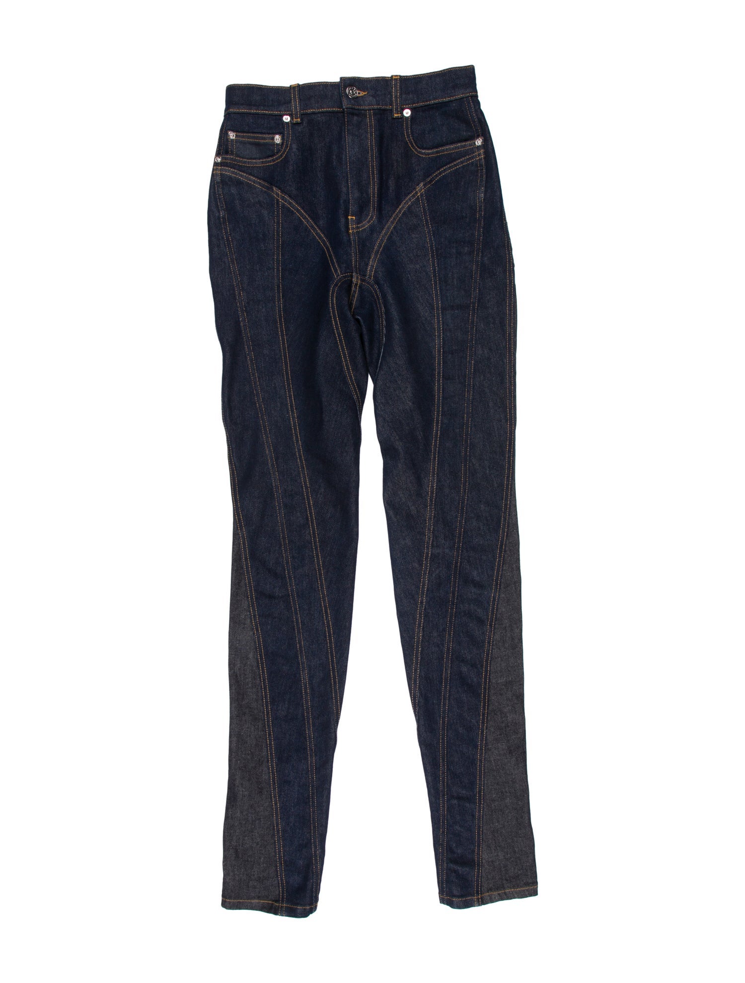 Mugler High-Rise Skinny Leg Jeans