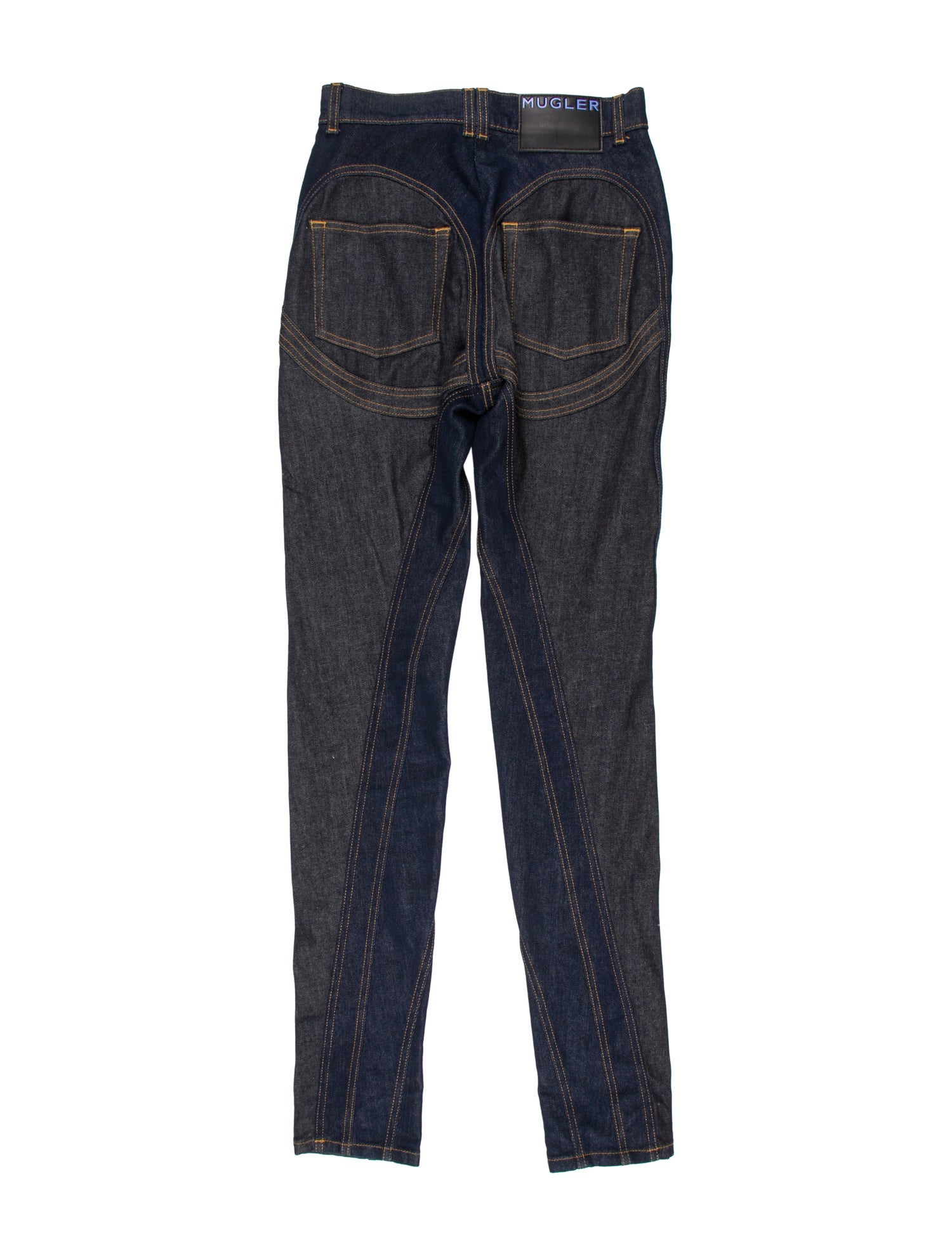 Mugler High-Rise Skinny Leg Jeans