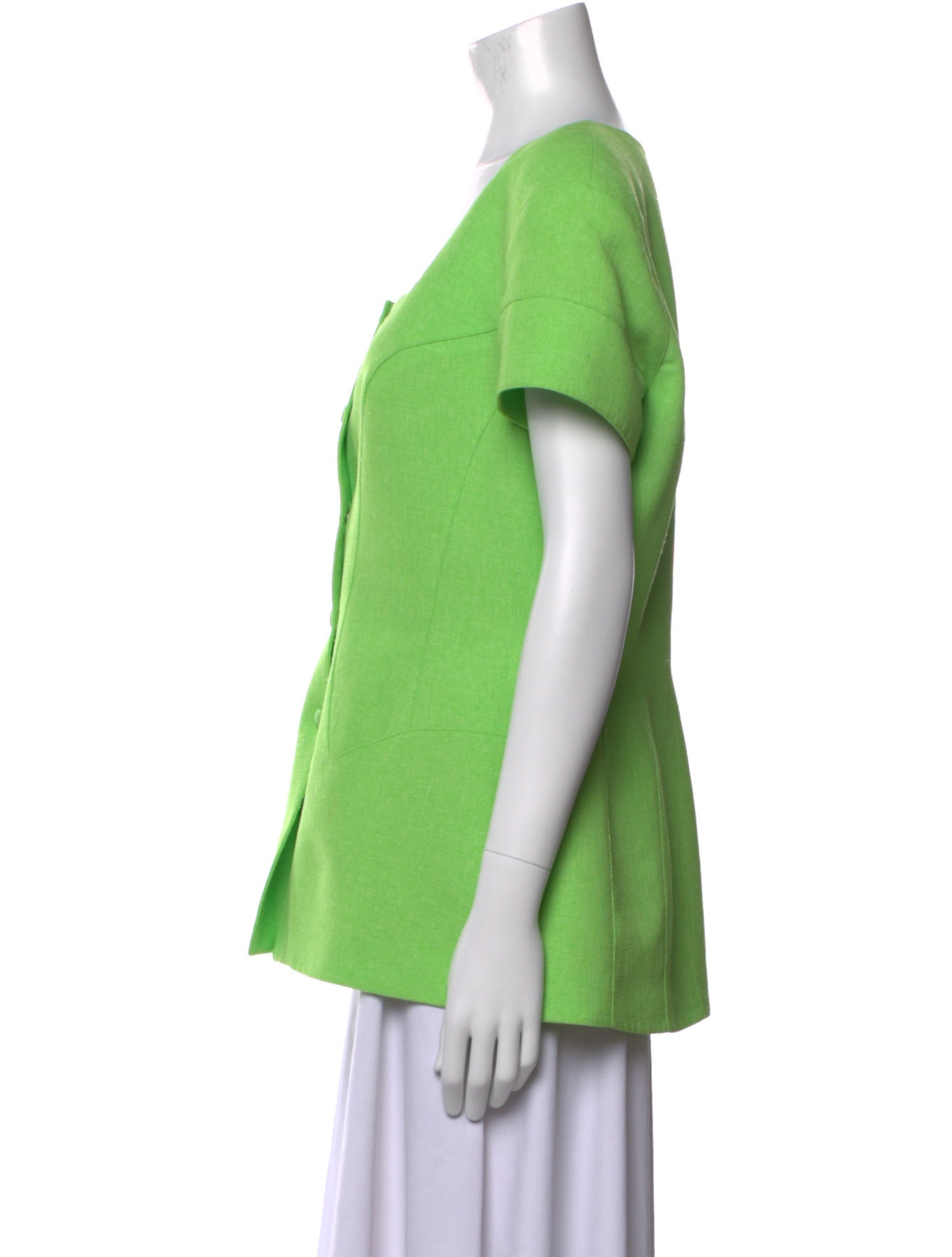 Mugler Vintage Square Neckline Top