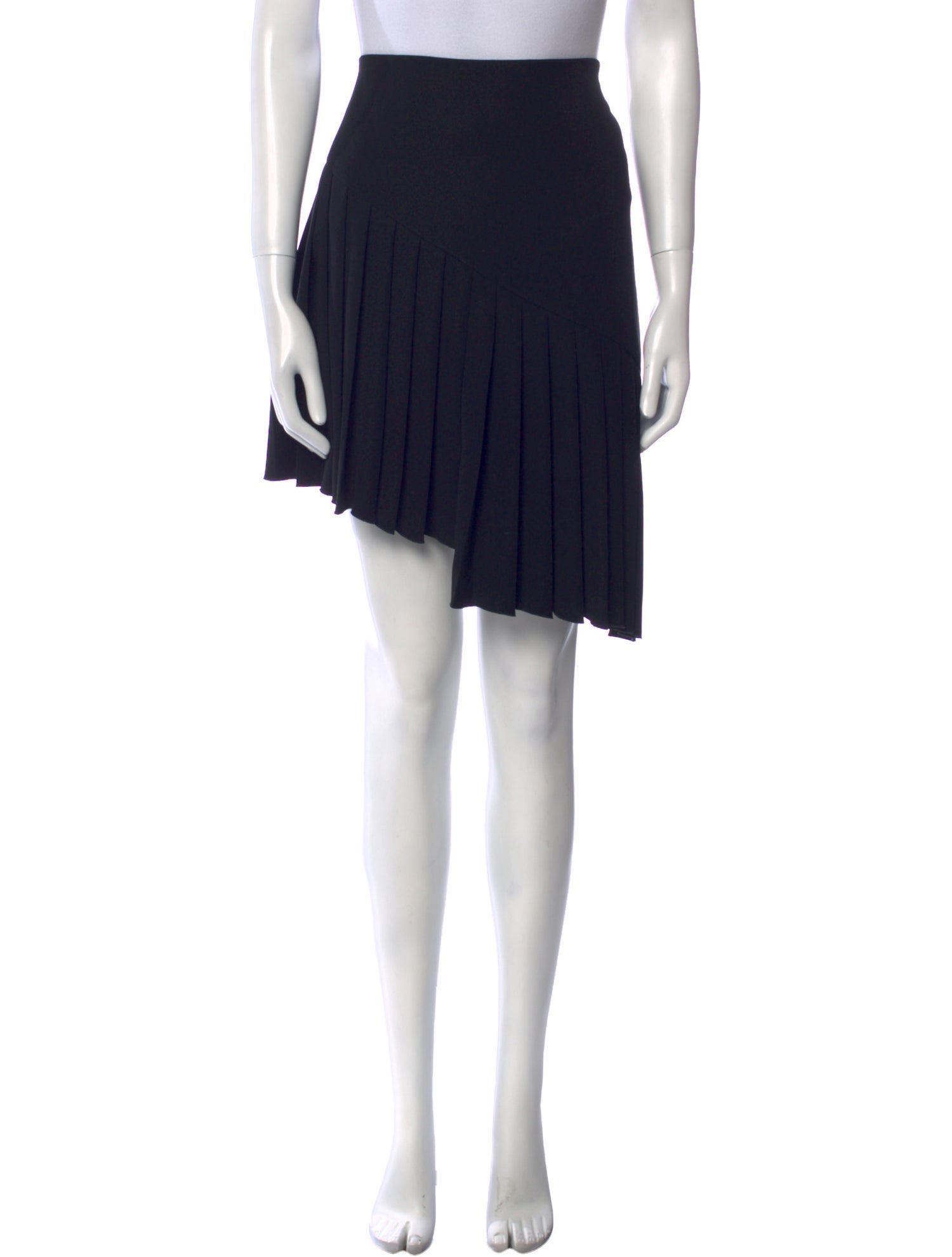 Mugler Pleated Accents Mini Skirt