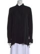 Mugler Long Sleeve Button-Up Top