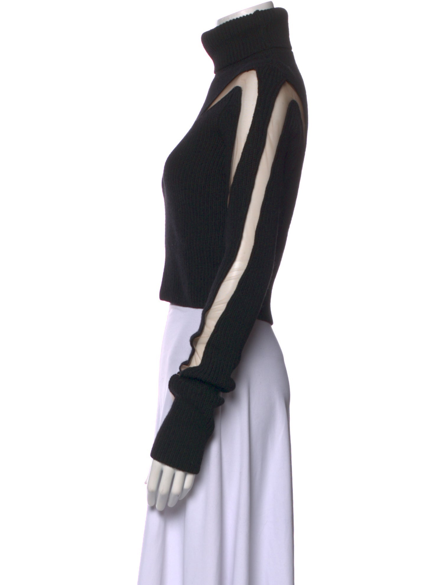 Mugler Wool Printed Sweater w/ Tags