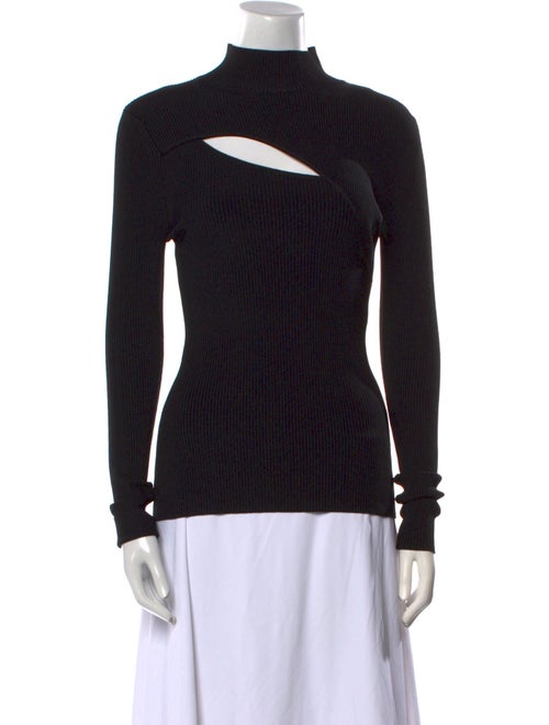 Mugler Turtleneck Long Sleeve Top