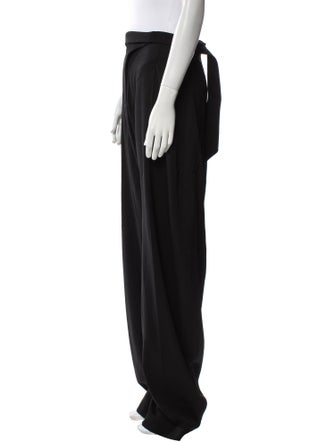 Mugler Virgin Wool Wide Leg Pants