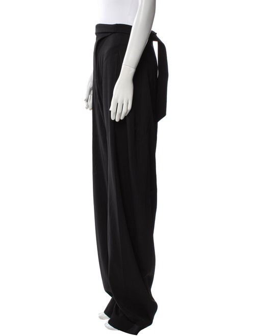 Mugler Virgin Wool Wide Leg Pants