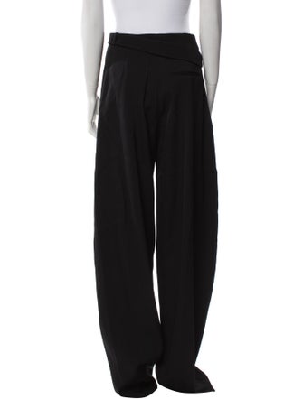 Mugler Virgin Wool Wide Leg Pants