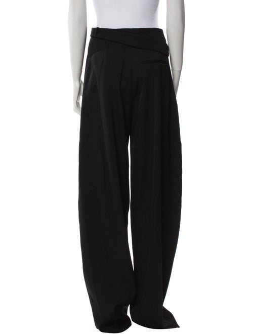 Mugler Virgin Wool Wide Leg Pants