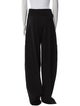 Mugler Virgin Wool Wide Leg Pants