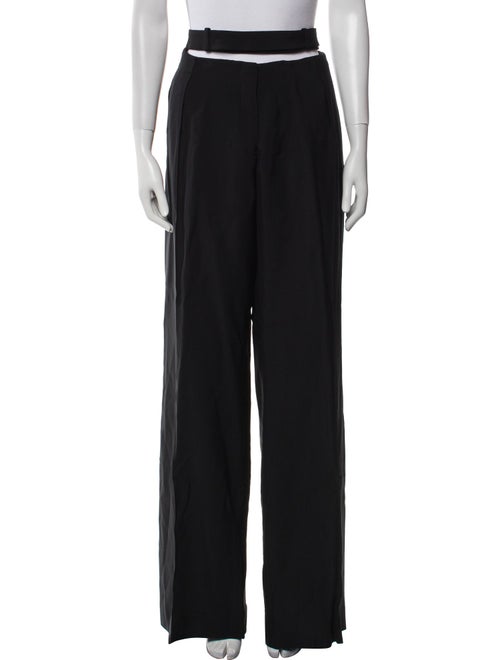 Mugler Wool Wide Leg Pants