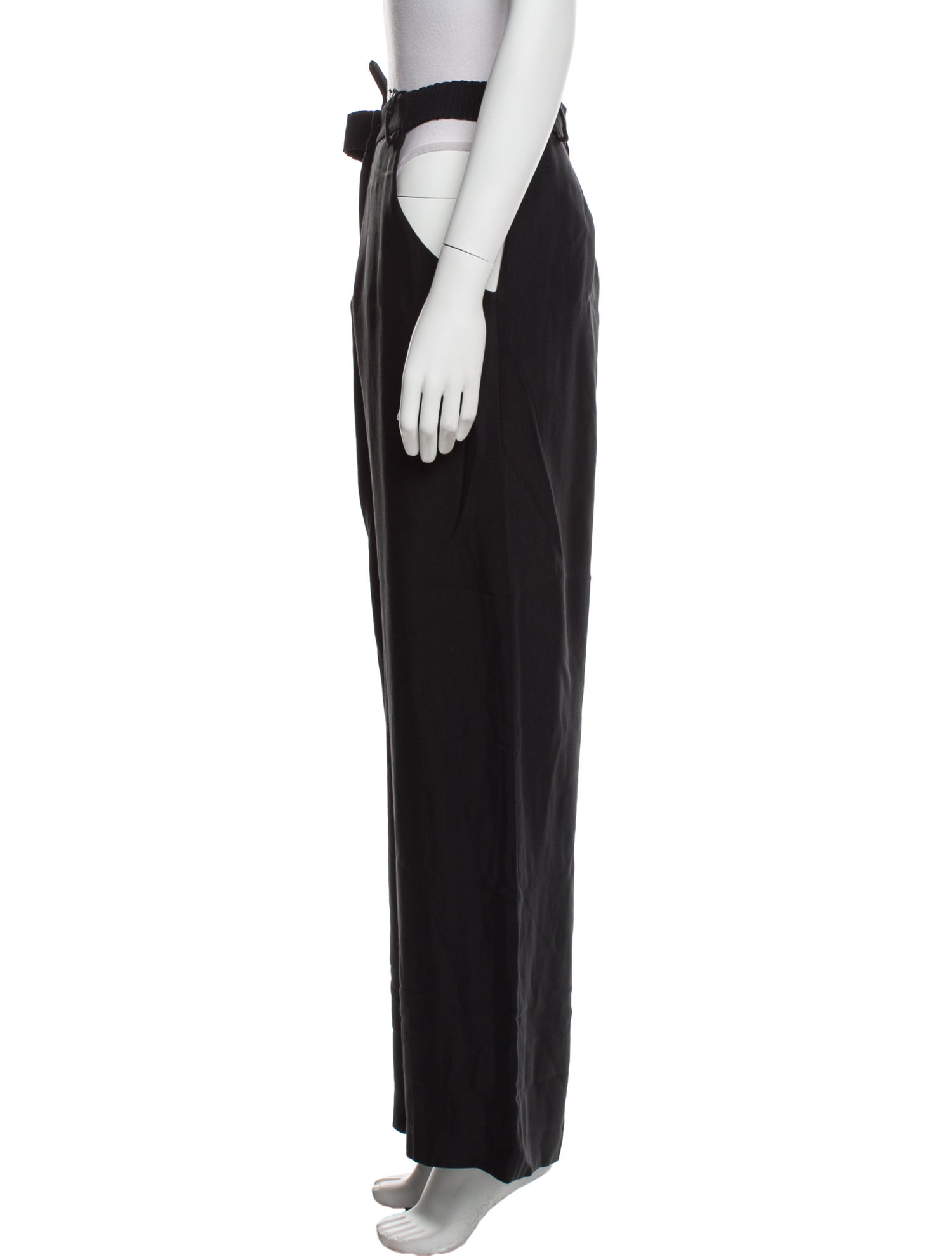 Mugler Wool Wide Leg Pants w/ Tags
