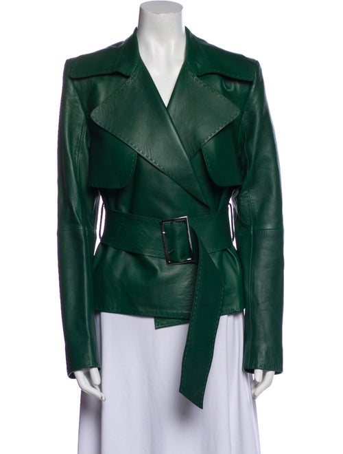 Mugler Leather Biker Jacket