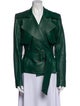 Mugler Leather Biker Jacket