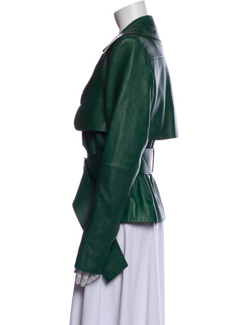 Mugler Leather Biker Jacket