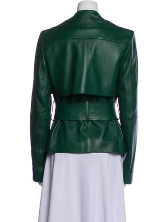 Mugler Leather Biker Jacket