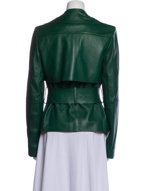 Mugler Leather Biker Jacket