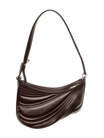 Mugler Leather Shoulder Bag Medium