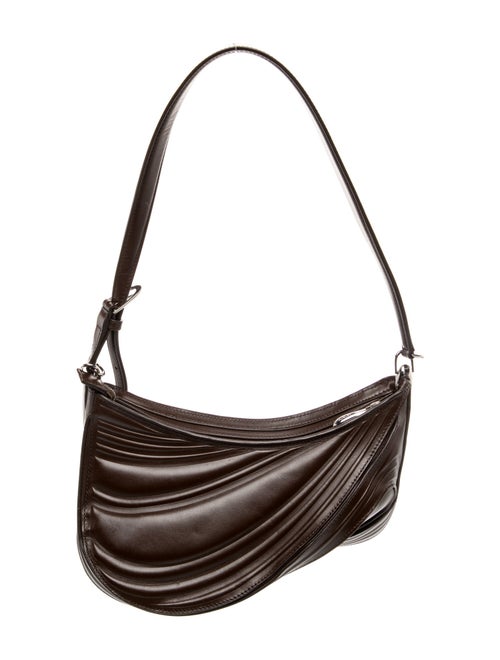Mugler Leather Shoulder Bag Medium