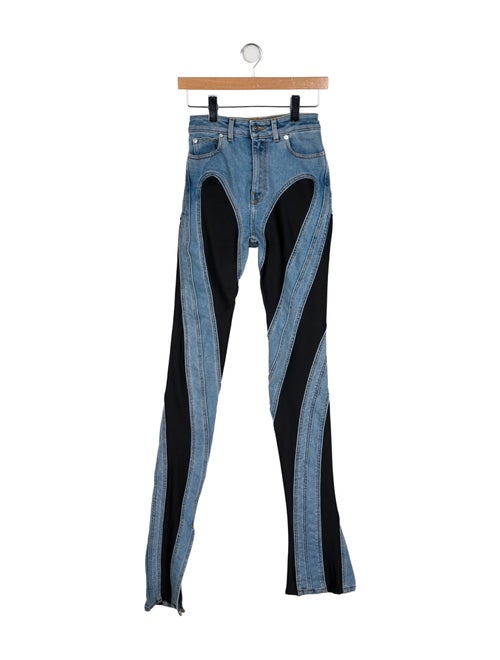Mugler High-Rise Skinny Leg Jeans