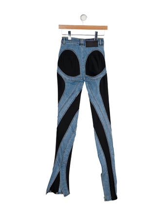 Mugler High-Rise Skinny Leg Jeans