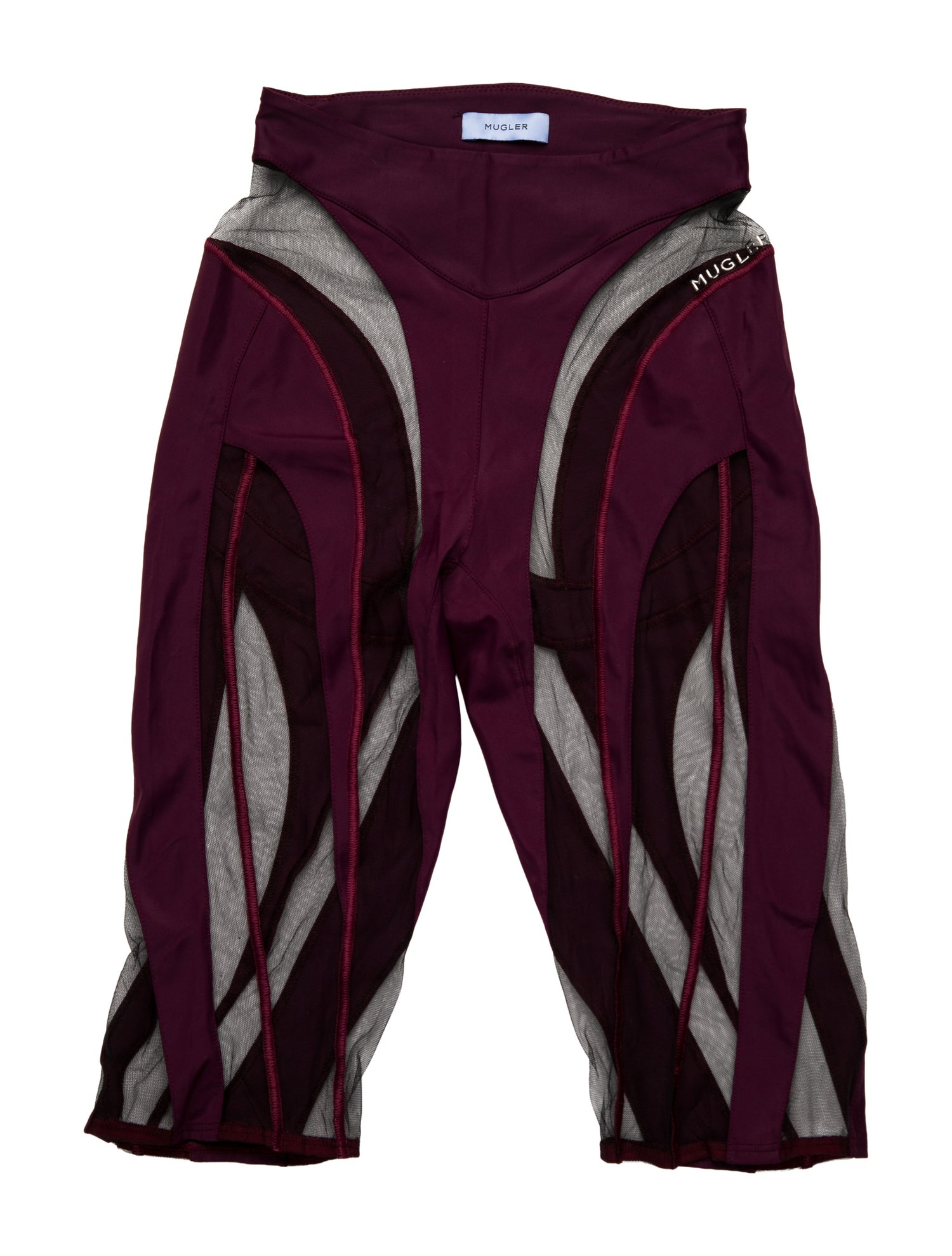 Mugler Printed Knee-Length Shorts