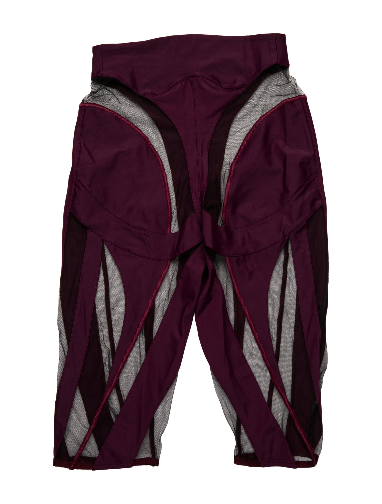 Mugler Printed Knee-Length Shorts