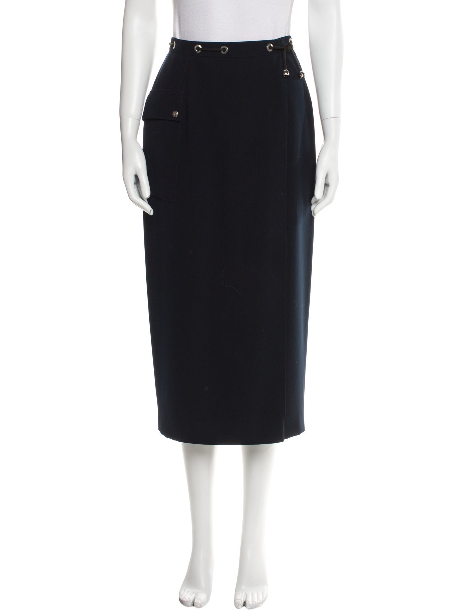 Mugler Midi Length Skirt