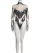Mugler Mock Neck Romper