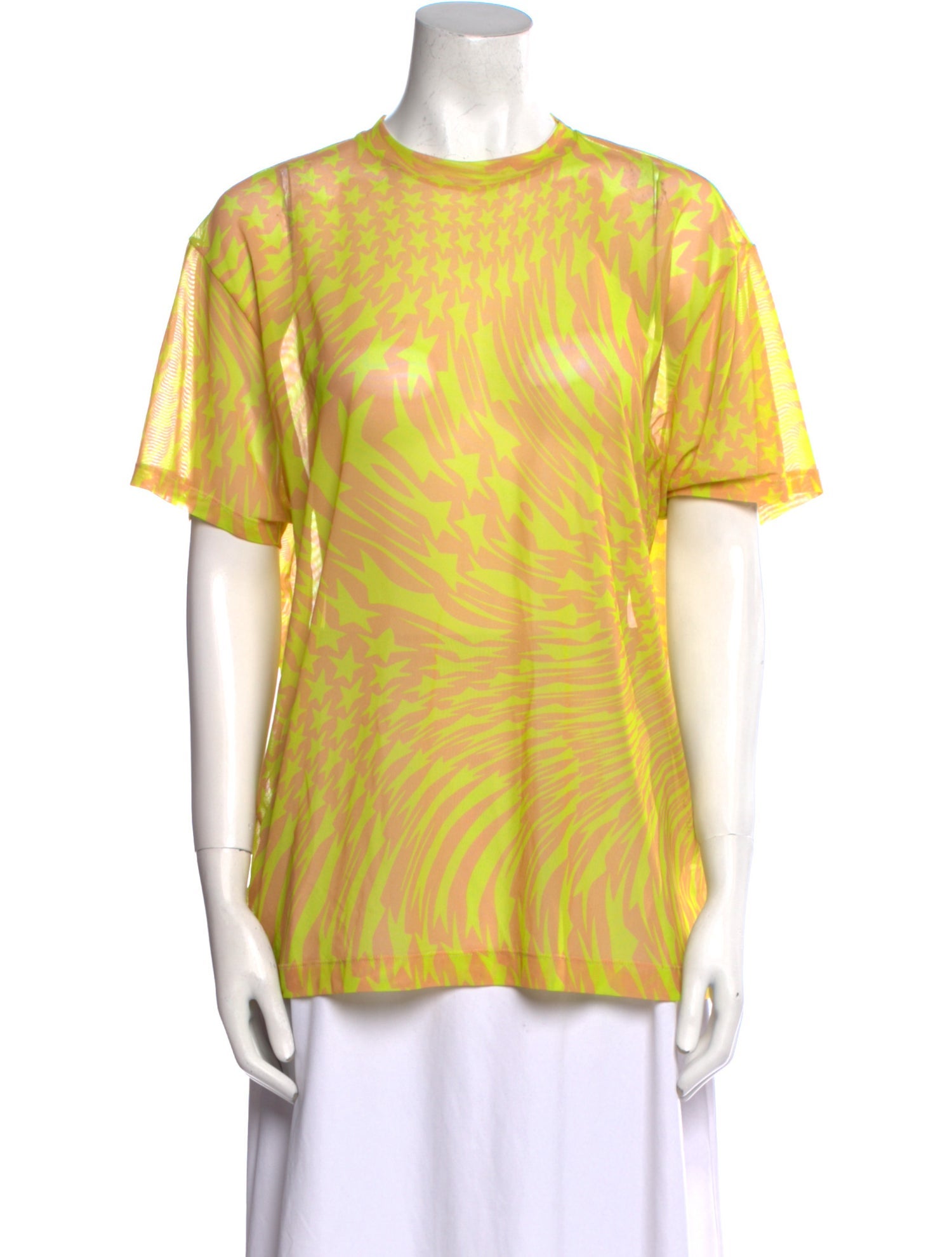 Mugler Printed Crew Neck T-Shirt