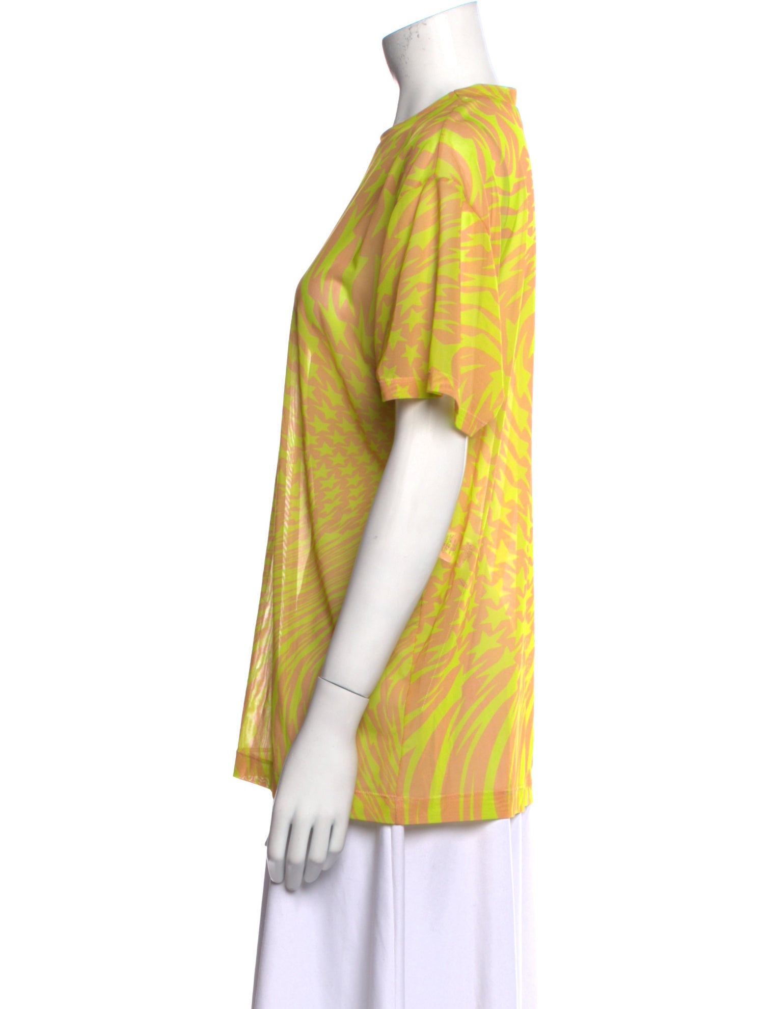 Mugler Printed Crew Neck T-Shirt