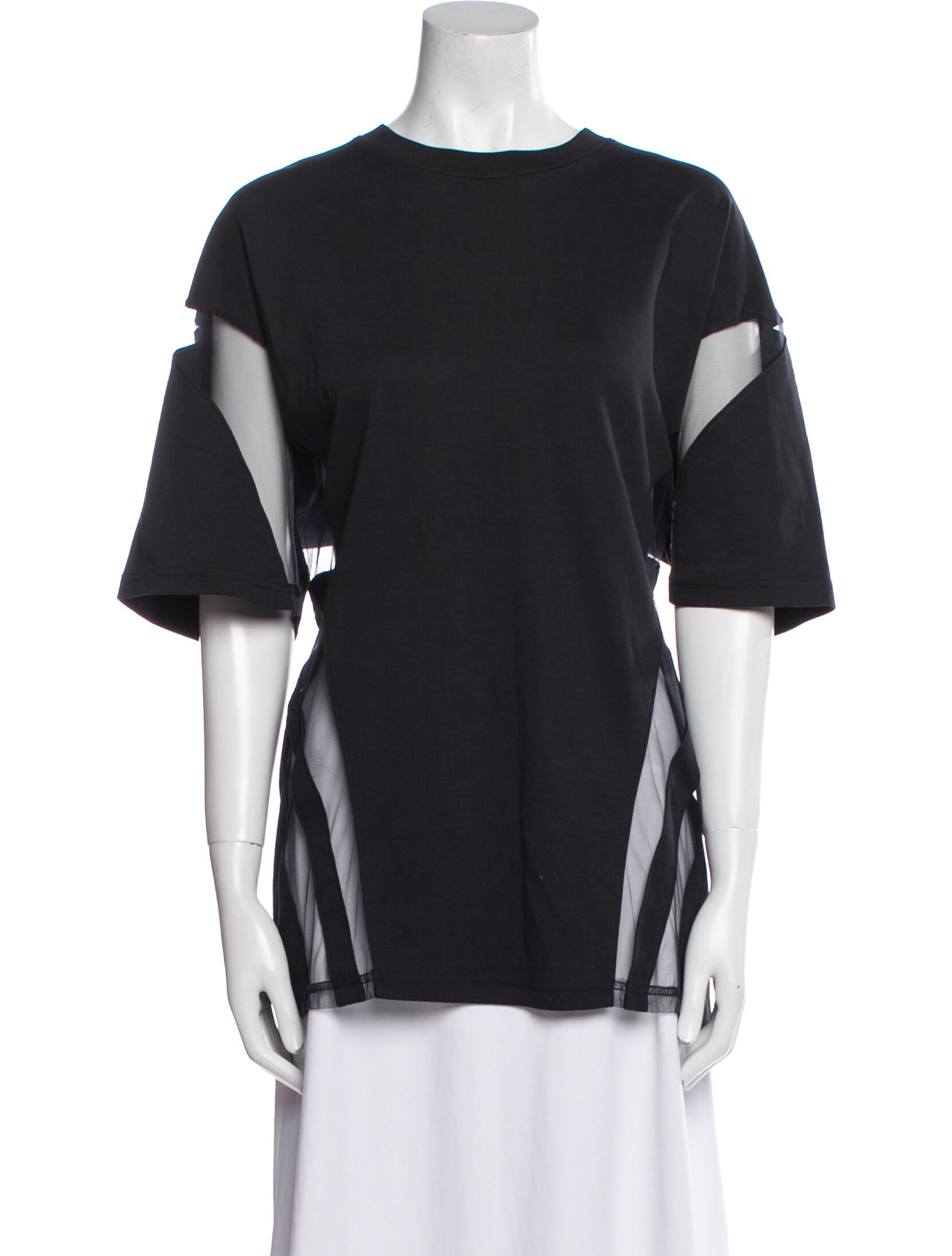 Mugler Crew Neck Short Sleeve T-Shirt