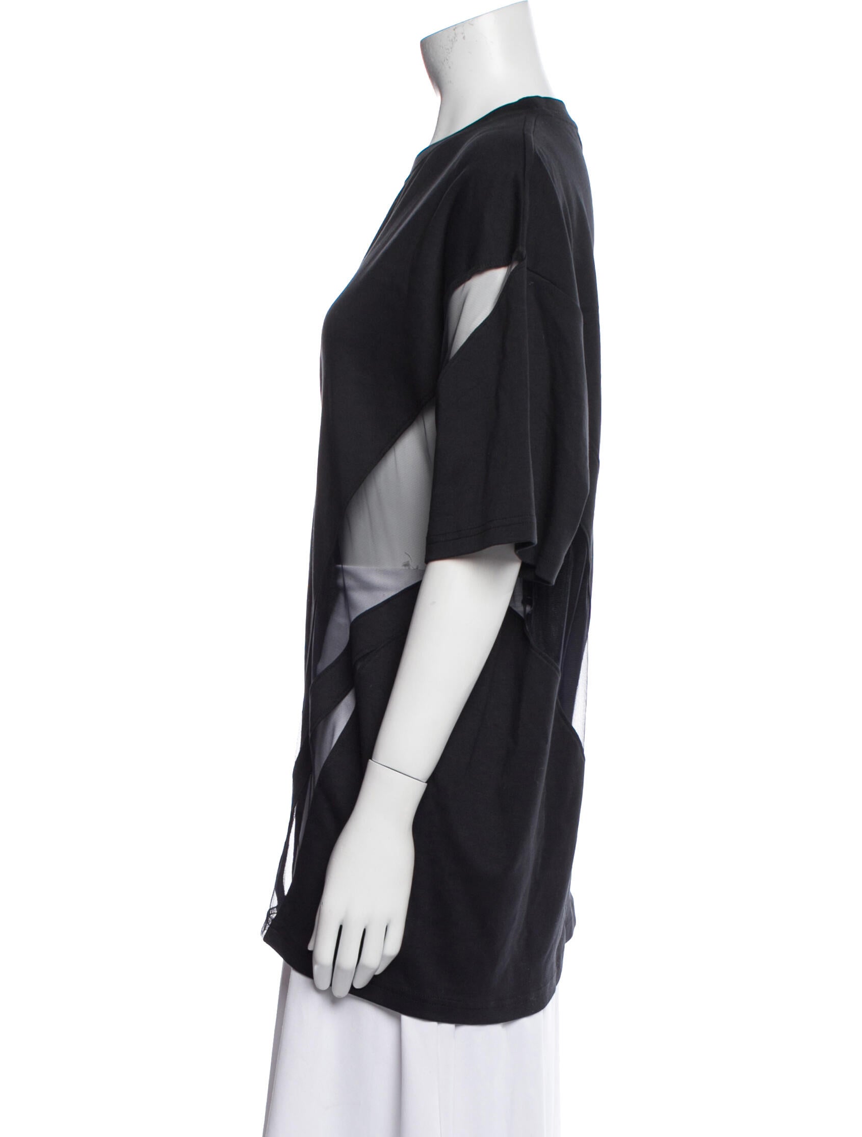 Mugler Crew Neck Short Sleeve T-Shirt