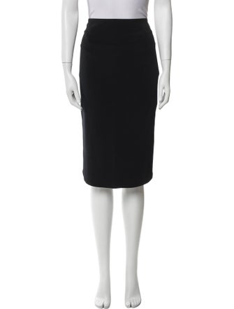 Mugler Ruffle Embellishment Knee-Length Skirt