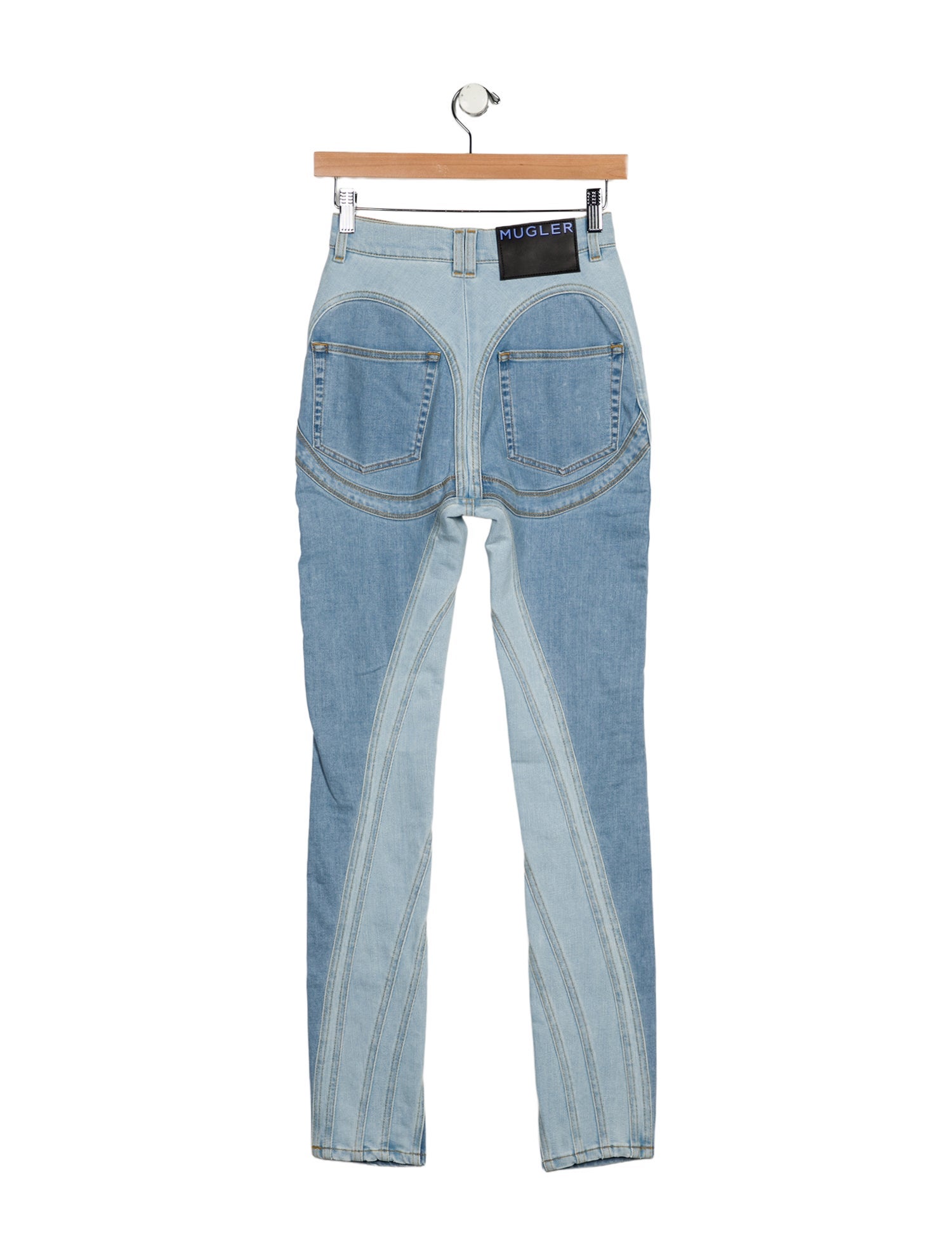 Mugler High-Rise Skinny Leg Jeans w/ Tags
