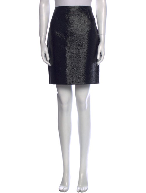 Mugler Wool Knee-Length Skirt