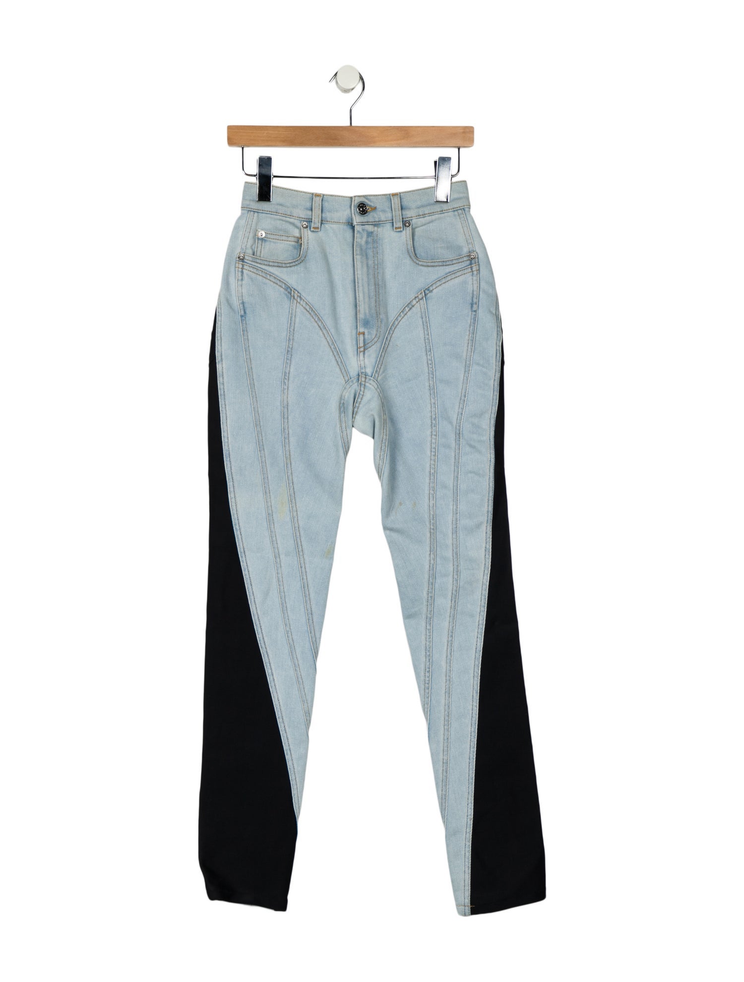 Mugler High-Rise Skinny Leg Jeans