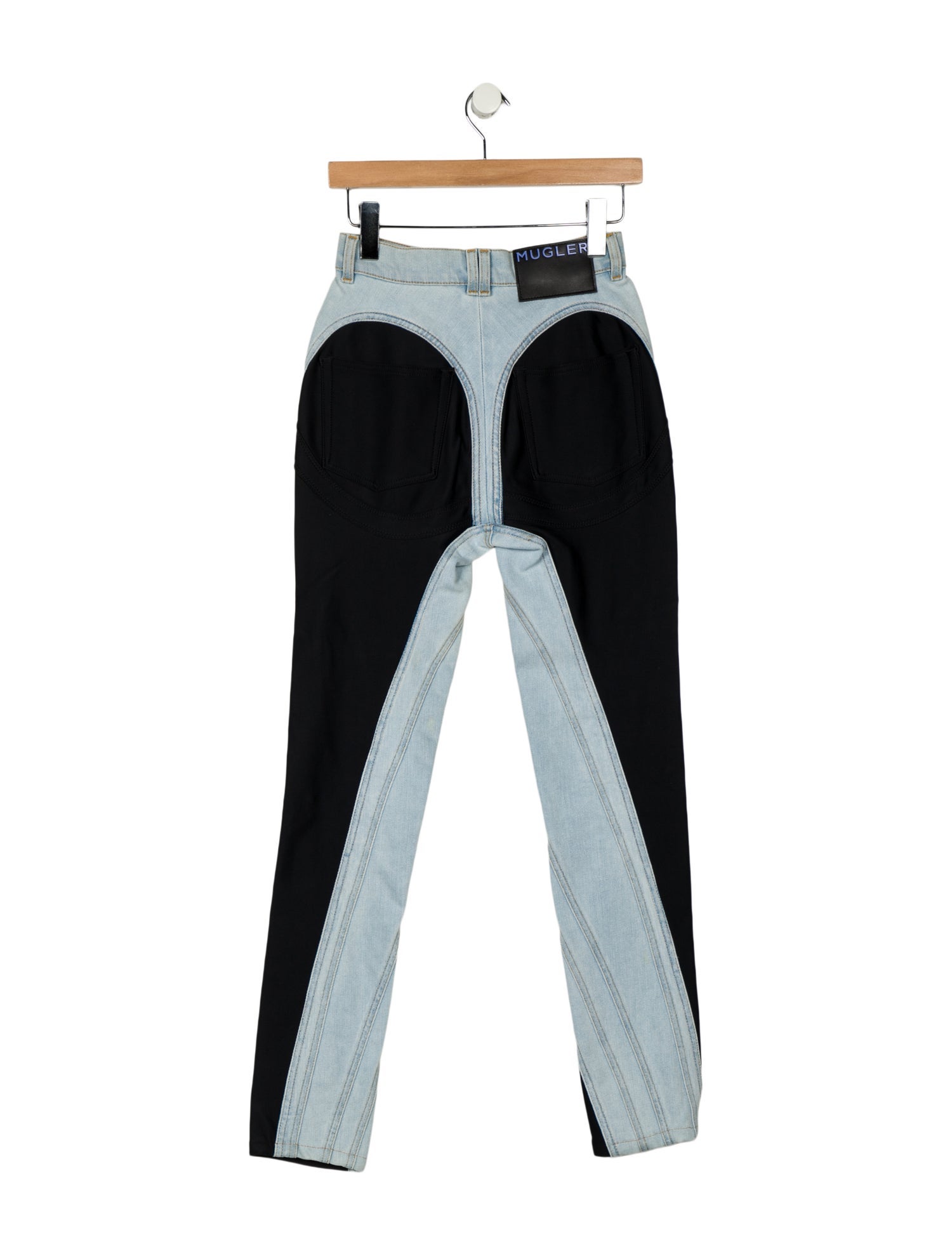 Mugler High-Rise Skinny Leg Jeans