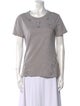 Mugler Crew Neck Short Sleeve T-Shirt