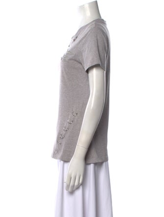 Mugler Crew Neck Short Sleeve T-Shirt