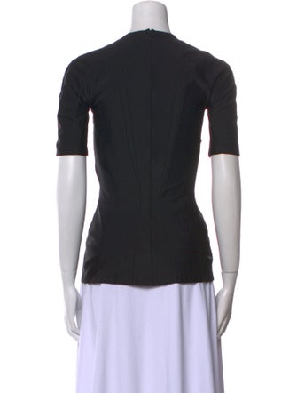 Mugler Crew Neck Short Sleeve T-Shirt