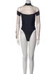 Mugler Nylon Turtleneck Bodysuit
