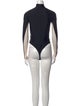 Mugler Nylon Turtleneck Bodysuit