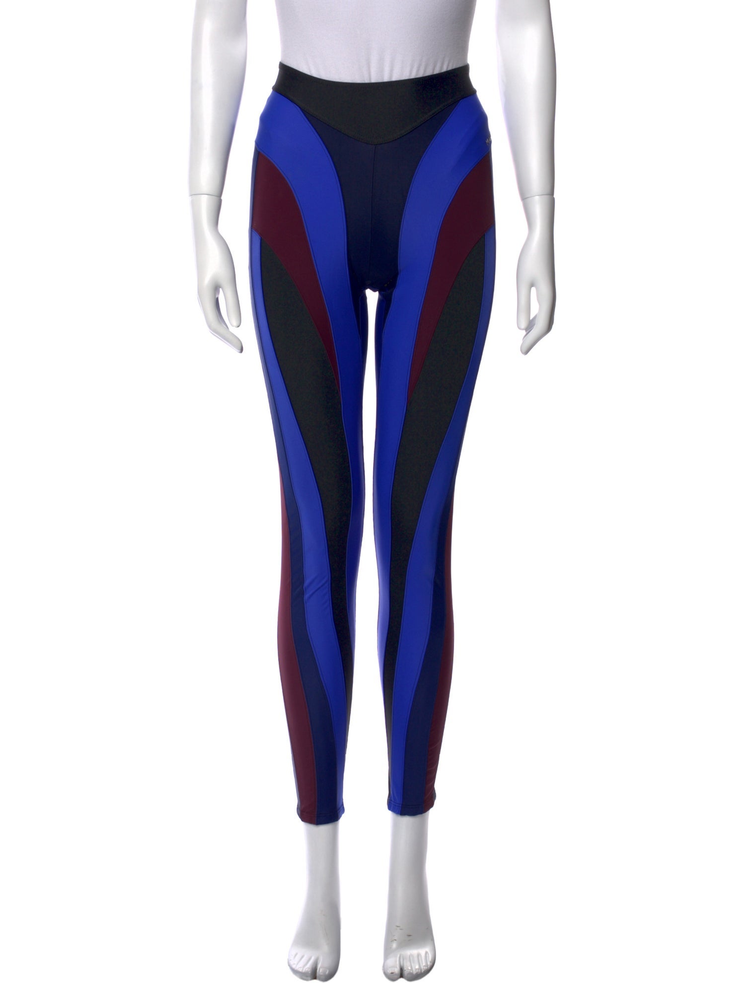 Mugler Nylon Skinny Leg Pants