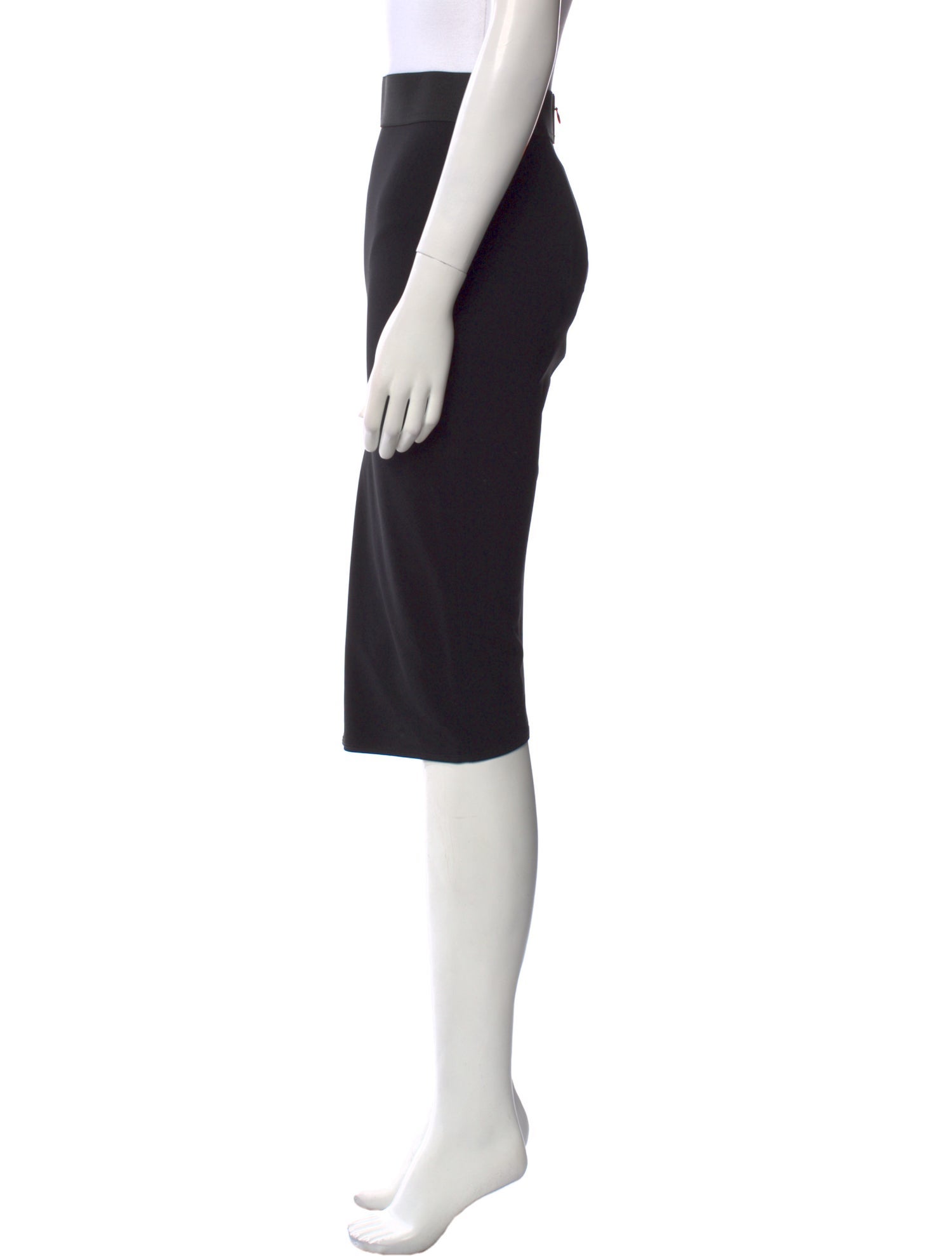 Mugler Beaded Accents Knee-Length Skirt