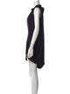 Mugler V-Neck Mini Dress