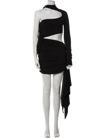 Mugler One-Shoulder Mini Dress