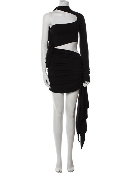 Mugler One-Shoulder Mini Dress