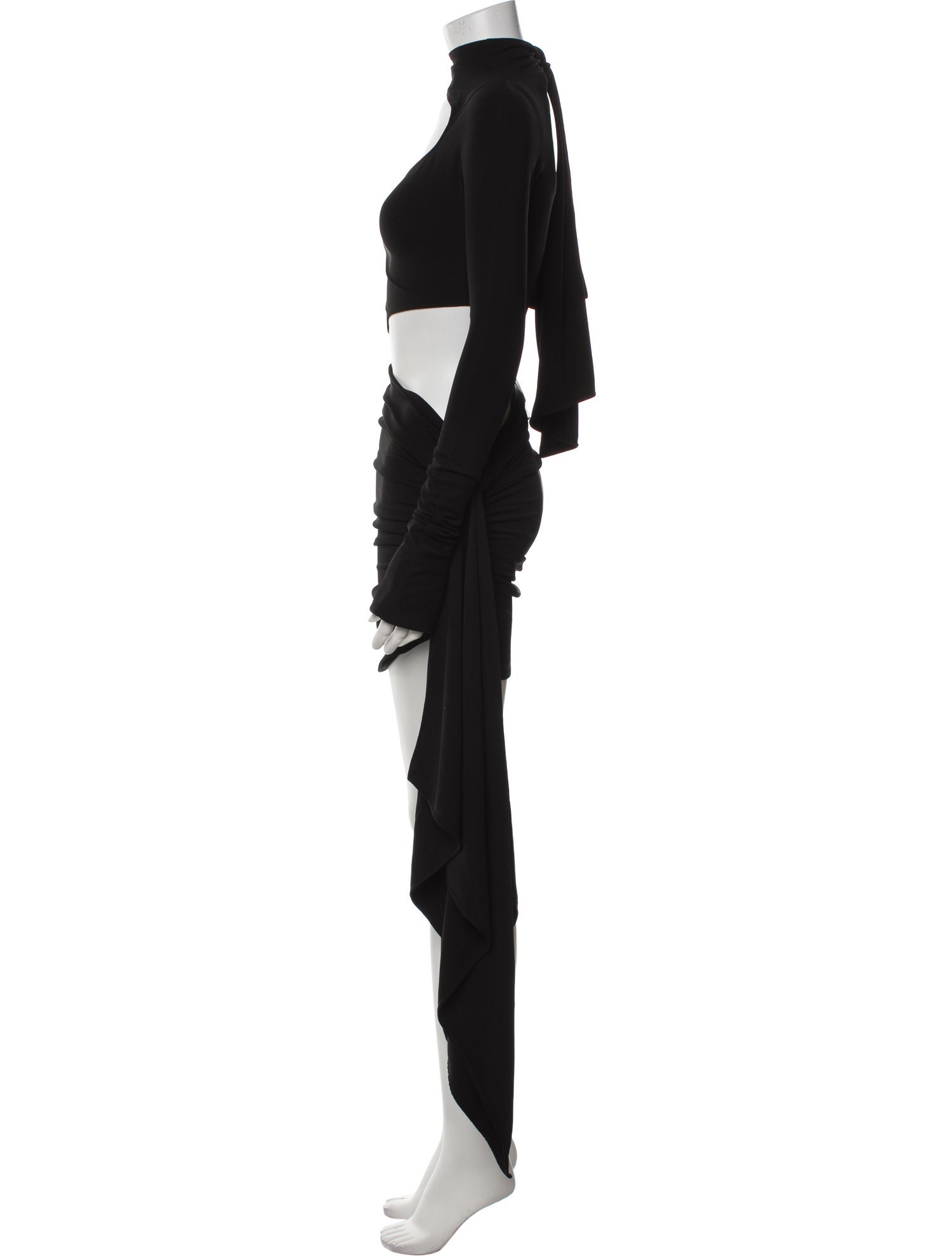 Mugler One-Shoulder Mini Dress